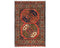3x4 Rust Ersari Afghan Hand Knotted Veg Dye Wool Area Rug